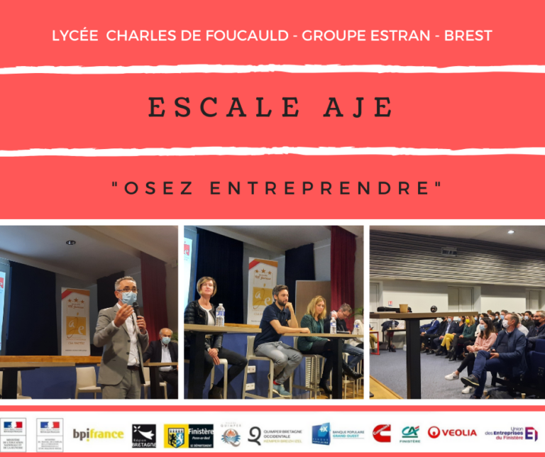 Lire la suite à propos de l’article Escale AJE au lycée Charles de Foucauld, Brest