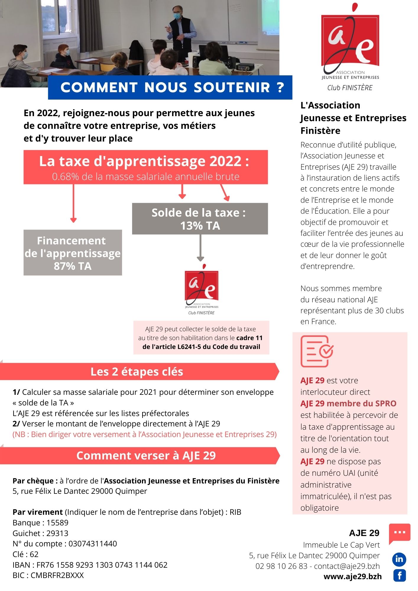 Taxe d’Apprentissage 2022