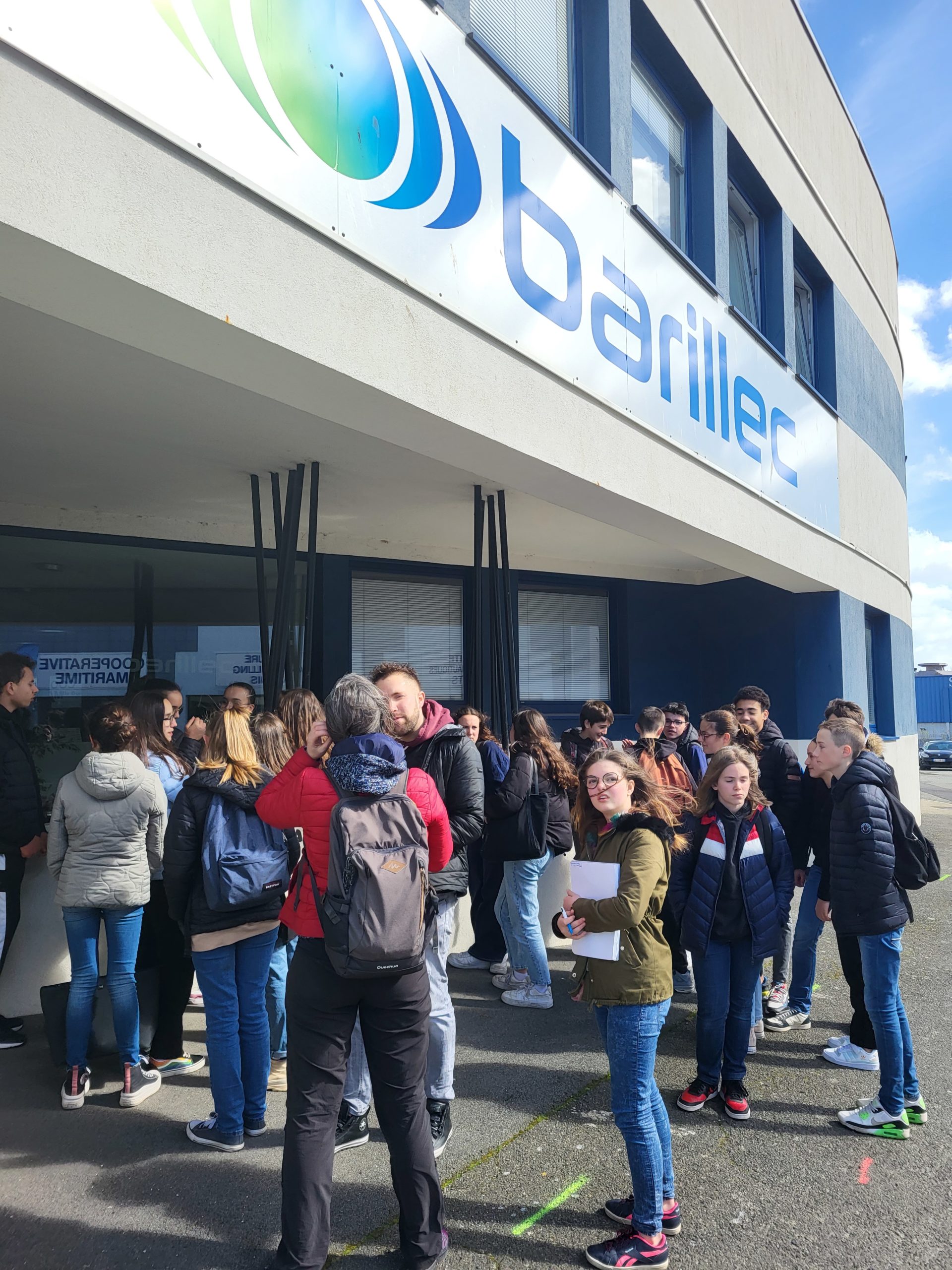 Report’AJE : visite de l’entreprise Barillec Marine